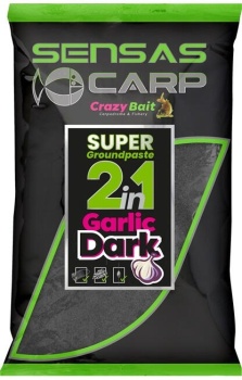 NADA SENSAS SUPER GROUND PASTE 2IN1 DARK GARLIC 1KG
