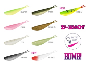 NALUCA SOFT BOMB D-SHOT / 5BUC 8.5CM / PERCHY