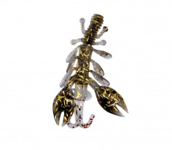 NOMURA BABY CREATURE 4CM/1G GOLD GLITTER BACK 8BUC/PL