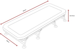 PAT AVID CARP REVOLVE X BED 8 PICIOARE 210X90X40CM