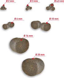 PELETE CARP ZOOM HALIBUT 3MM 800GR PENTRU MOMIT