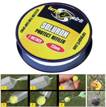 PLASA SOLUBILA CARP SPIRIT PVA REZERVA 22MM (7M)