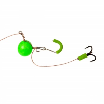 PLUMB ZECK CHEBURASHKA 100GR CAT FIREBALL PRO GREEN - Img 4