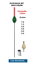 PLUTA BALSA BFF BOLO 3 INLINE 1.0GR PORTSTARLITE 4.5MM