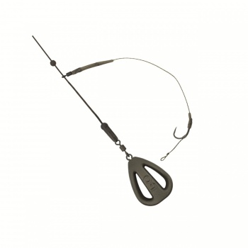 RIG CRAP ORANGE LEAD CLIP LEAD FEED 71GR VMC NO.4 LEADCORE 70CM 45LB - Img 2