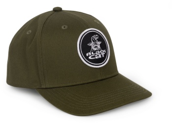 SAPCA BLACK CAT GREEN FLAT PEAK CAP