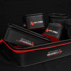 SET 4+1BUC BAC/GEANTA ACCESORII NYTRO STARKX SYSTEM TRAY 40X27X8.5CM