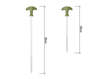 SET DE CUIE PENTRU CORT DELPHIN FIXT C2G / 10 BUC. 20CM - Img 3