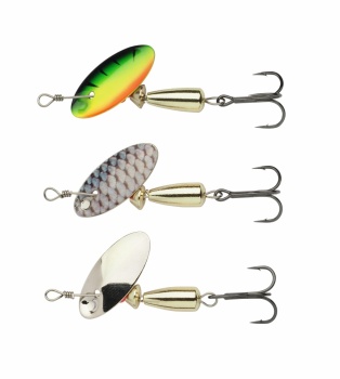 SET LINGURITE ROTATIVE ABU GARCIA DROPPEN BUGGA 5CM / 10G 3-PACK - Img 3