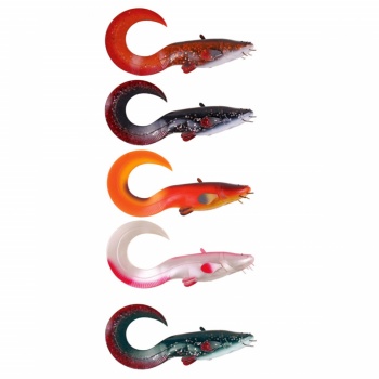 SHAD DAM EFFZETT 200MM BROWN CATFISH CURL TAIL - Img 3