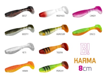 SHAD DELPHIN KARMA UVS / 5BUC 8CM / TIGERA