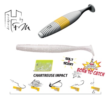 SHAD FAT HERAKLES-OW105 4.2 10.5cm Chartreuse Impact