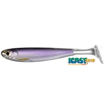 SHAD LIVE TARGET SLOWROLL SHINER PADDLE TAIL 8,5CM 207 SILVER/PURPLE