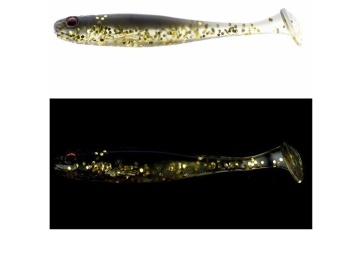 SHAD MAJOR CRAFT STABI SHAD SLIM 3.5 8.9cm #004 Black Gold - Img 2