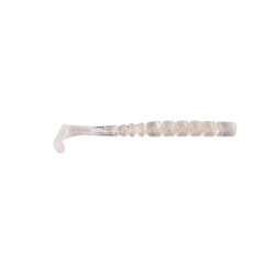 SHAD MUSTAD AJI PADDLE TAIL 5CM CLEAR RAINBOW GLITTER 12BUC/PL