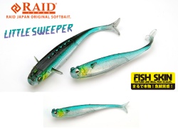 SHAD RAID LITTLE SWEEPER FISH SKIN 2.5 6.3CM 082 HUSTLER 8BUC/PLIC