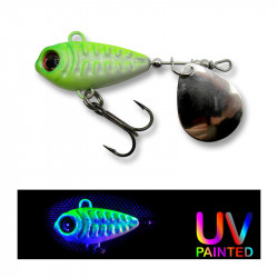 SPINNERTAIL BERTI SKELETONIK PRO WHITE CHARTREUSE 20G
