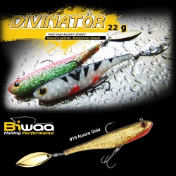 SPINNERTAIL BIWAA DIVINATOR JUNIOR 14CM 22GR 19 AURORA GOLD