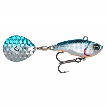 SPINNERTAIL SAVAGE GEAR FAT TAIL NL 6.5CM 12.5G SINKING BLUE SILVER - Img 2