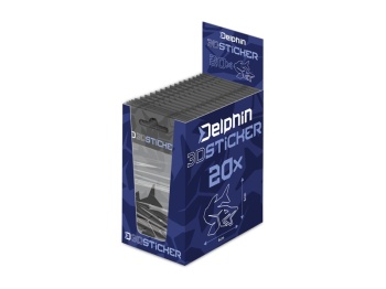 STICKER 3D DELPHIN PIKE NEGRU - Img 3