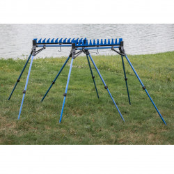 SUPORT LANSETE GARBOLINO KIT SILVER TOP 12POZITII 4 PICIOARE XXL 70-100CM