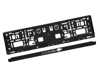 SUPORT NUMAR AUTO 3D DELPHIN ANGLER ON BOARD / 2 BUC - Img 2