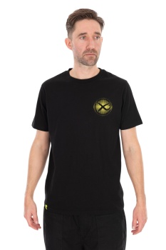 TRICOU MATRIX LARGE FADE LOGO NEGRU/LIME – MARIMEA M - Img 5