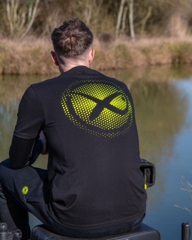 TRICOU MATRIX LARGE FADE LOGO NEGRU/LIME – MARIMEA M - Img 15