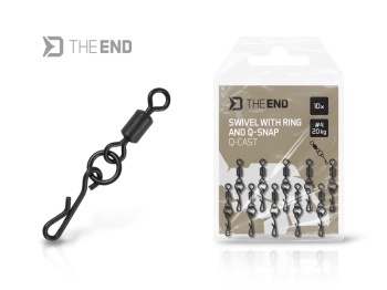VARTEJ CU INEL SI AGRAFA RAPIDA DELPHIN THE END Q-CAST / 10 BUC #4 / 20KG