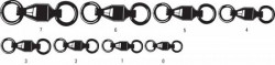 VARTEJ CU INELE SI RULMENT MUSTAD NR.2/20KG/4BUC