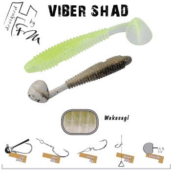 VIBER SHAD HERAKLES 3.8 9.7cm WAKASAGI