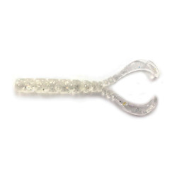 VIERME MUSTAD AJI MICRO CHIKI 4.3CM CLEAR RAINBOW GLITTER 12BUC / PL