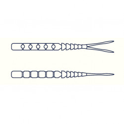 VIERME MUSTAD AJI MICRO PILO 5CM CLEAR SILVER GLITTER 16BUC / PL