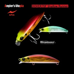 VOBLER APIA DOVER 70F SHALLOW RUNNER 70MM 8.5GR 01 RED GOLD KONOSHIRO