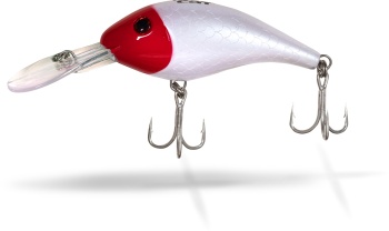 VOBLER BLACK CAT 25G 12CM BABY CRANKER RED HEAD