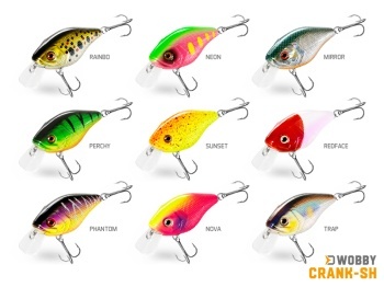 VOBLER DELPHIN WOBBY CRANK-SH 8G / 5CM / FLOAT. / REDFACE
