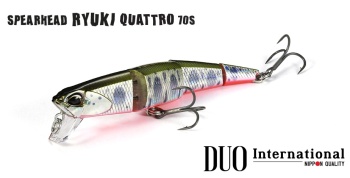 VOBLER DUO SPEARHEAD RYUKI QUATTRO 70S 7CM 5.7GR ACC3059 MAT TIGER - Img 2