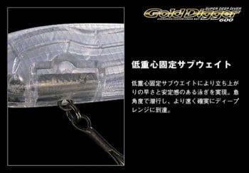 VOBLER EVERGREEN GOLD DIGGER 600 11.0CM 32.5GR 125 CLOWN - Img 4