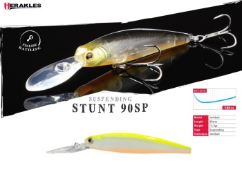 VOBLER HERAKLES STUNT 90SP 9.0cm 12.5cm Chartreuse OB