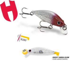 VOBLER HERAKLES YUME 50S SW 5cm 4.3gr Ghost Sarda Glow