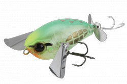 VOBLER JACKALL MICRO POMPADOUR 4.2CM 6.5G CHART. GLASS HOPPER