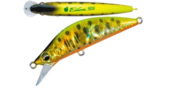 VOBLER MAJOR CRAFT FINETAIL EDEN 50S 5cm 4.5gr #013 Gold Chart Yamame