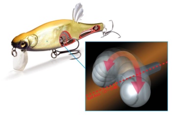 VOBLER MEGABASS ANTHRAX 100 105mm 14gr MAT TIGER - Img 3