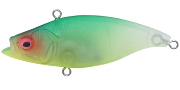 VOBLER MEGABASS CUTVIB 55 HW 55mm 10gr SEETHROUGH MAT LIME