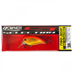 VOBLER OWNER SHALLOW RUNNER 5227 TWO-38SR 38MM 3.5GR 0003 ORANGE GOLD