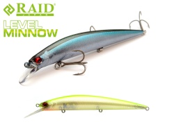 VOBLER RAID LEVEL MINNOW 125MM 14GR 022 PEARLY CHART