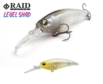 VOBLER RAID LEVEL SHAD 50.3MM 4.3GR SU 013 SHIRAUO