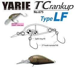 VOBLER YARIE JESPA 675 T-CRANKUP TYPE LF 3.5MM 2.6GR CULOARE C28 CA UNY