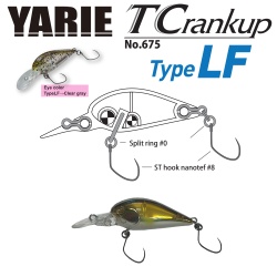 VOBLER YARIE JESPA 675 T-CRANKUP TYPE LF 3.5MM 2.6GR CULOARE D7 AYU