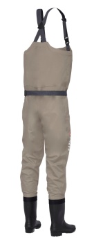 WADERS GREYS FIN BREATHABLE BOOTFOOT M 40/41 6/7 BROWN - Img 2